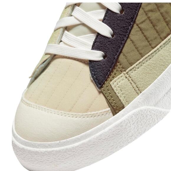 Nike Mens Quilted Sail Brown Kelp BLAZER MID 77 Lx PREMIUM “Toasty” Sneaker/Shoe - Picture 16 of 16